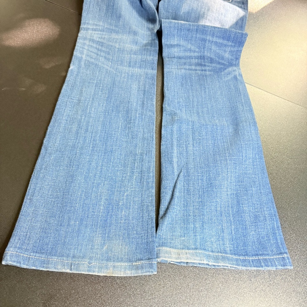 Miss Me fleur de lis enboired jeans size 28 distressed boot cut‎ western Buckle - Picture 9 of 10